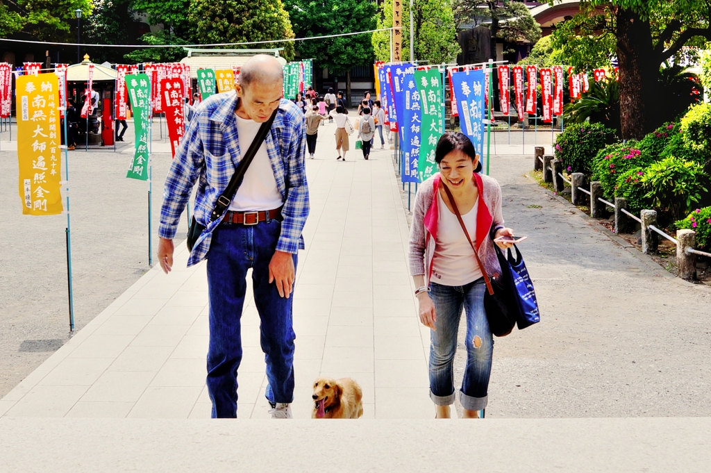 途中下写（5月7日） 街写とワンちゃん　02
