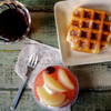 3月17日 …ワッフルにフルーツ (食過)