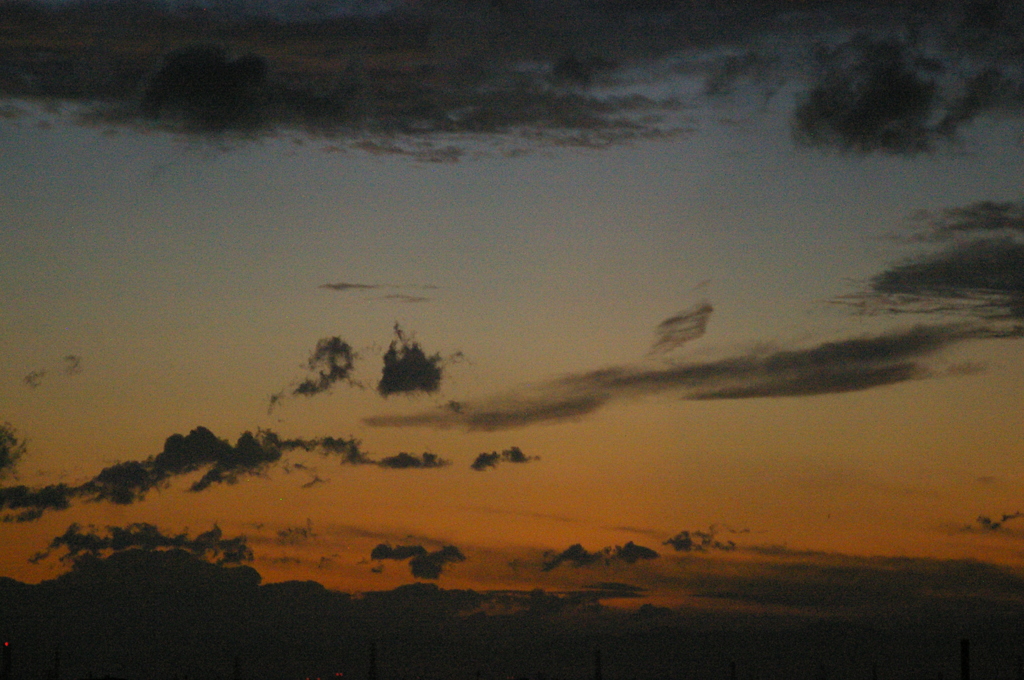 東京の夕方