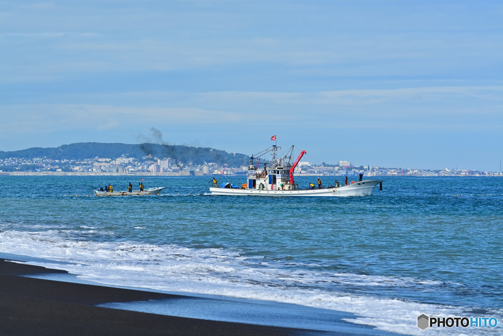 沿岸にて