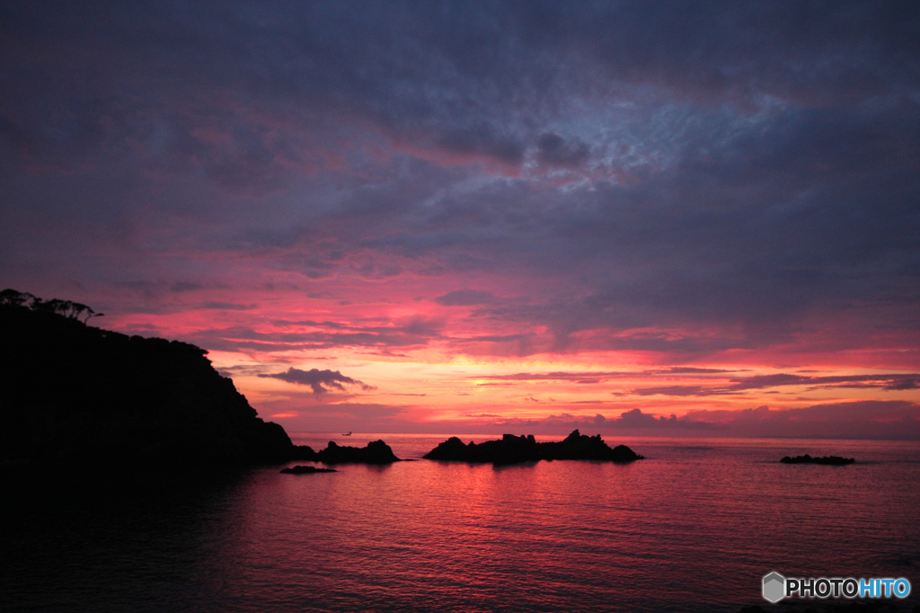 大浦夕陽