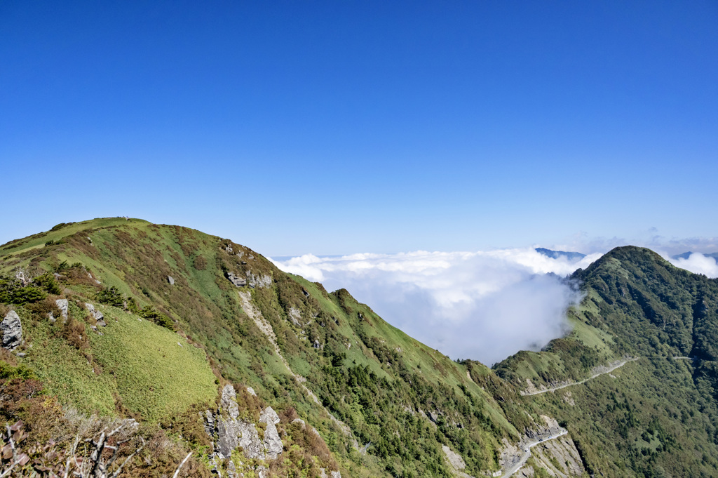 西黒森山とUFOライン2