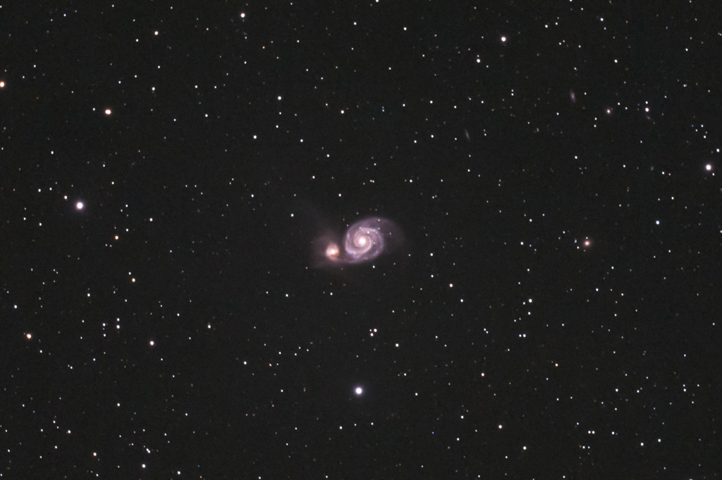 (再投稿)M51/子持ち銀河