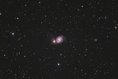 (再投稿)M51/子持ち銀河