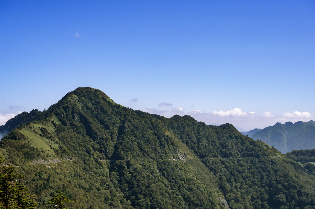 西黒森山とUFOライン