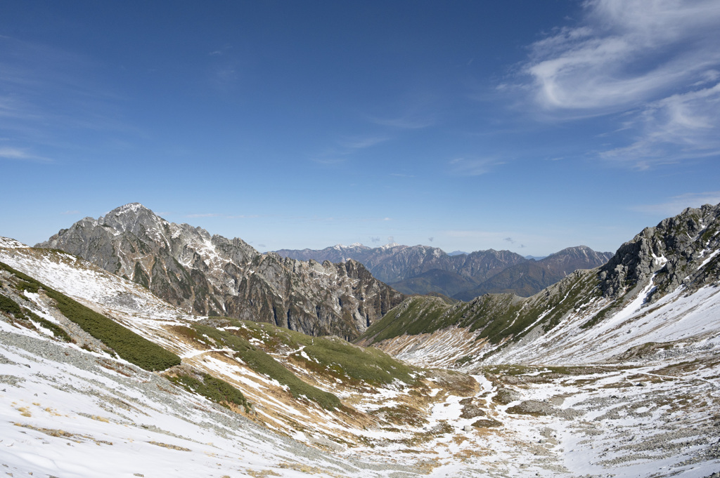 剱岳と後立山連峰