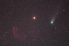 クラゲ星雲と21P彗星