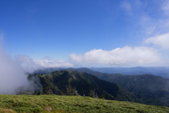 剣山から槍戸山？方向