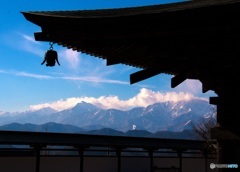 宝珠山高山寺からのアルプス