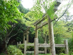 高野山町石道　二つ鳥居