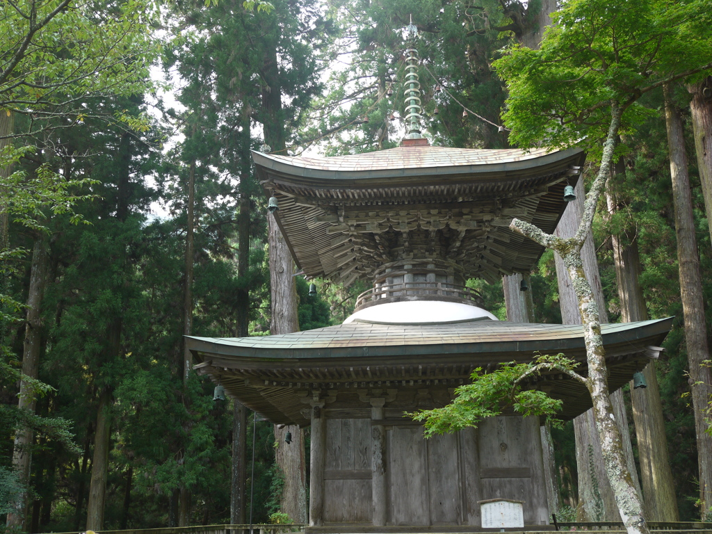 ひっそりと佇む　岩湧寺