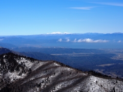 白山を望む