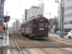 阪堺電車　現役最古　モ１６１型