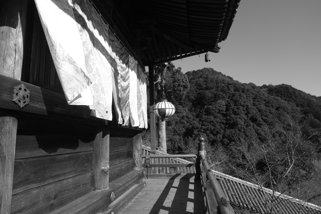 長谷寺本堂より与喜山