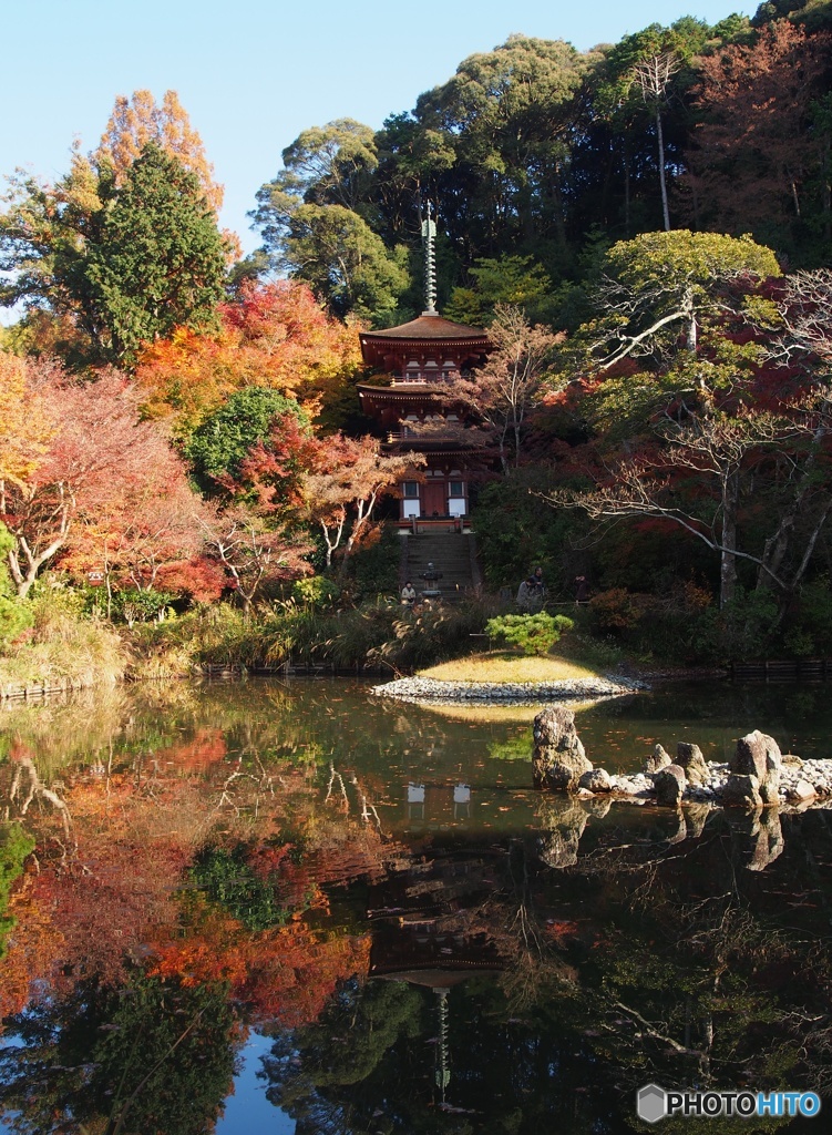浄瑠璃寺 国宝三重塔