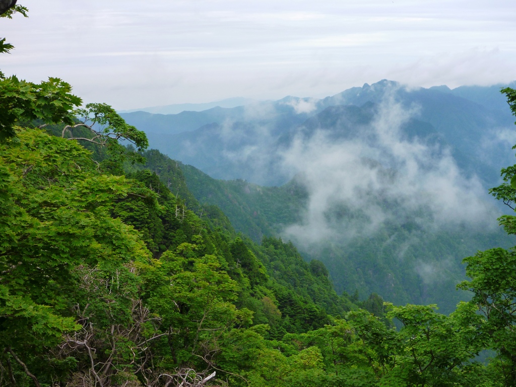 大峰の山並み2