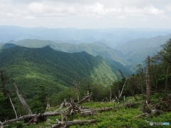 大峰奥駆道の山並みⅡ