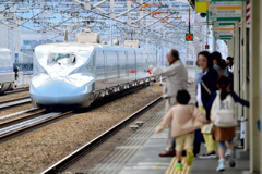 子供の日の姫路駅