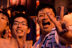 むろらん裸みこし～肖像権？それが何だって！