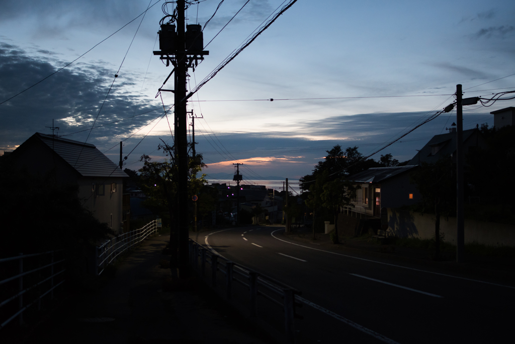 散歩の帰り道