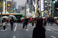 雨に濡れても