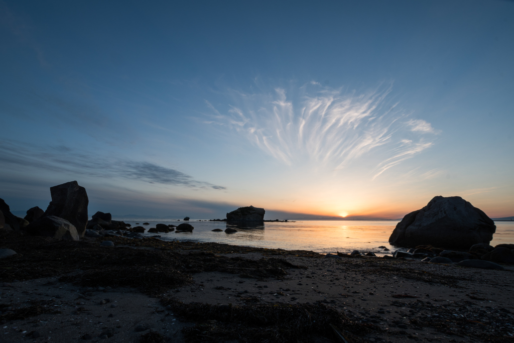 恵比寿島の夕暮れ