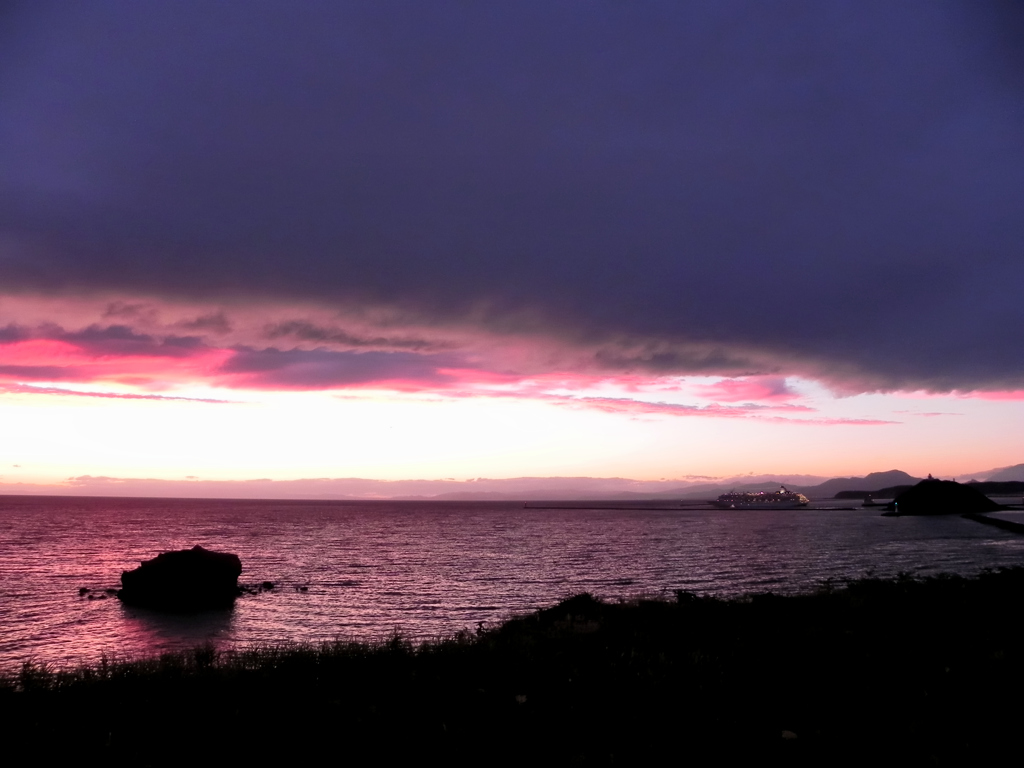 残念な夕焼け　２