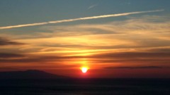 日の出（太陽柱)