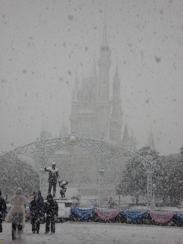 2008年2月8日　雪のランド
