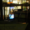 夜の湖面
