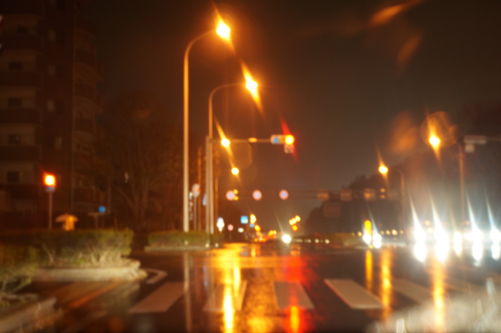 雨の日のアスファルトが好き