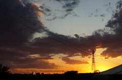 今日の夕日 #1 (2017/11/11)