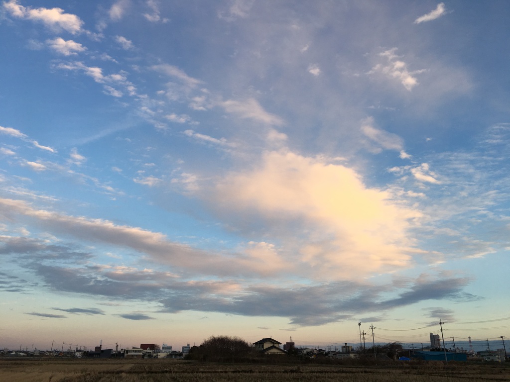 今日の空 #3 (2019/12/29)
