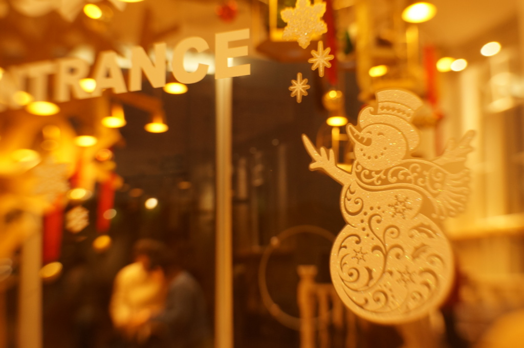 Night and day #4  -snowman-
