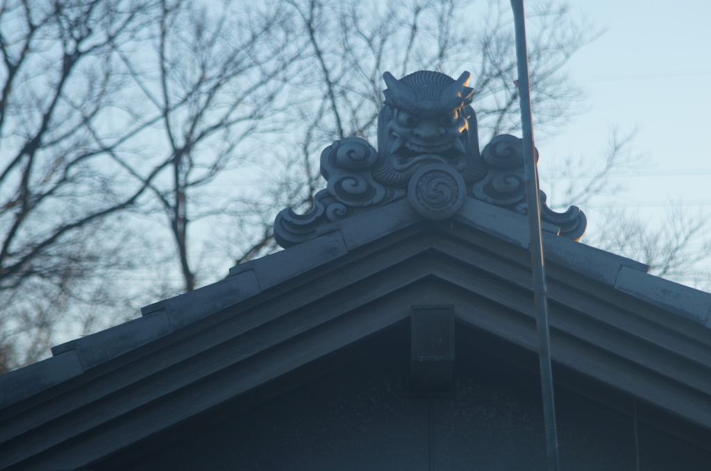 我が家の鬼瓦　《北向き編》