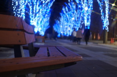 座る人のいないベンチ