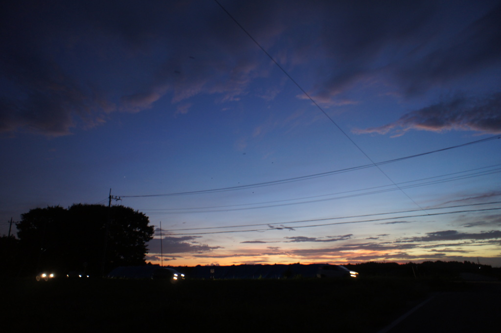 今日の夕日 #4 (2018/8/24)