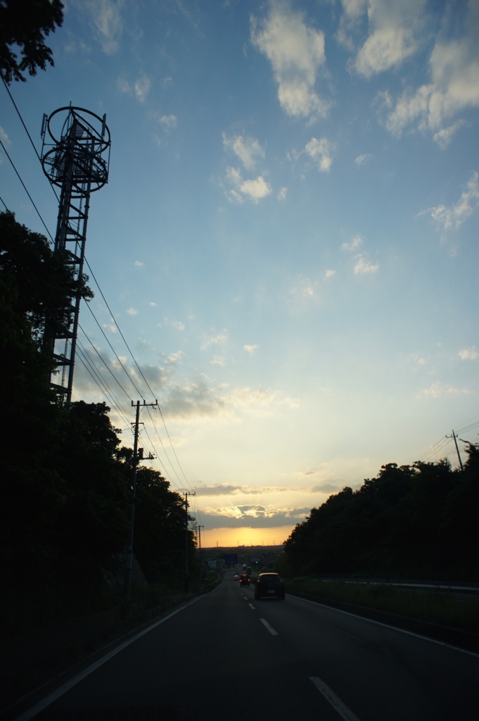 今日の夕日 (2016/6/1)