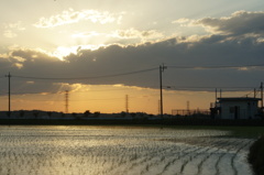 今日の夕日（2016/5/4)