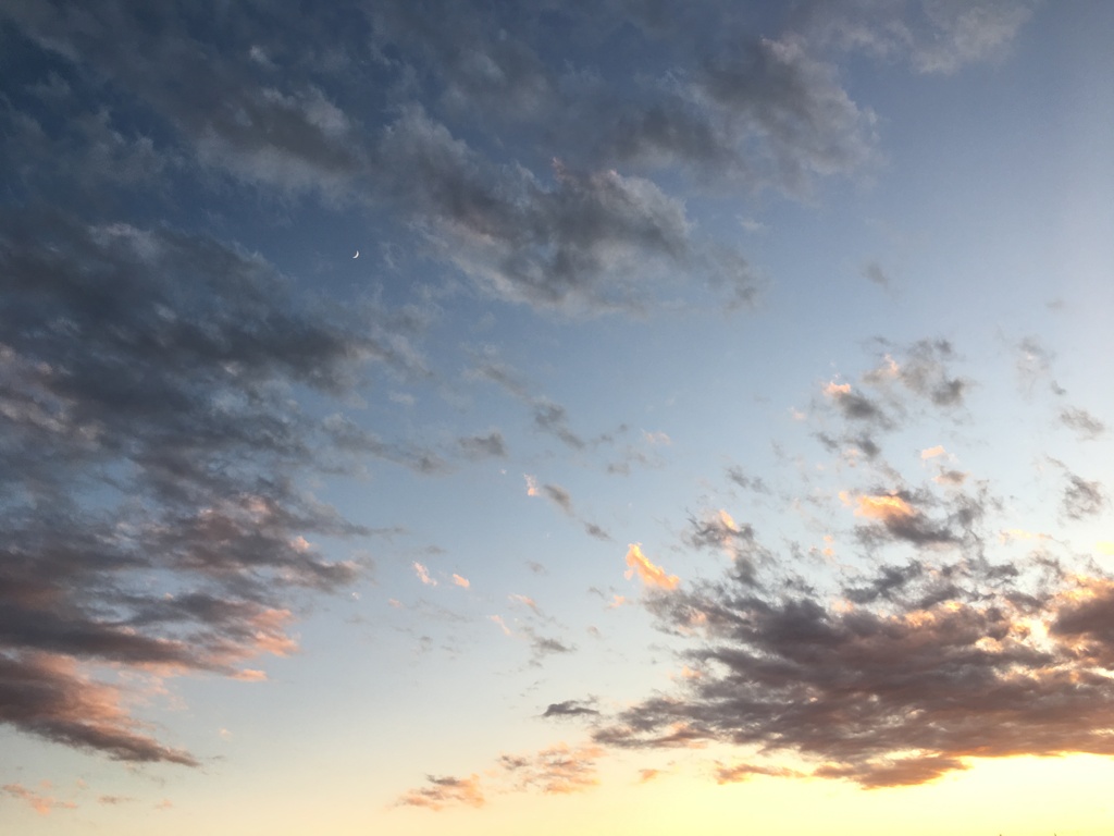 穏やかな大晦日の空