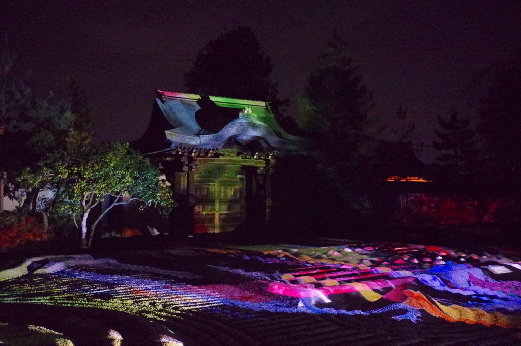 高台寺のプロジェクションマッピング