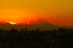 冨士夕日