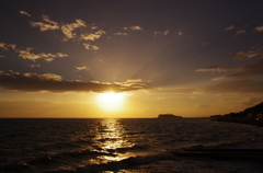 稲村ヶ崎の夕日