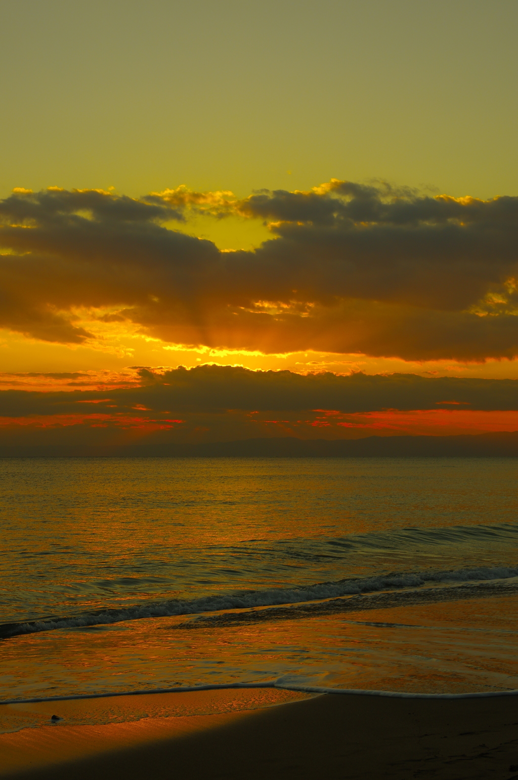 湘南の夕日