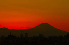 冨士夕日
