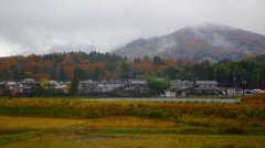 雨上がりの田園風景
