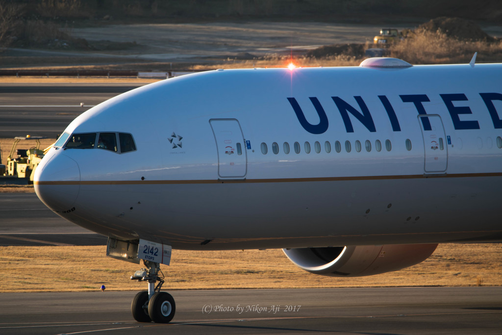ユナイテッド　B777-300