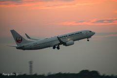 夕空へ