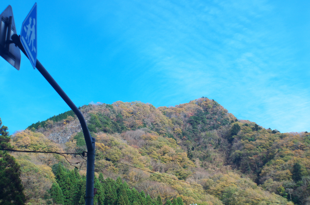 払沢の滝付近