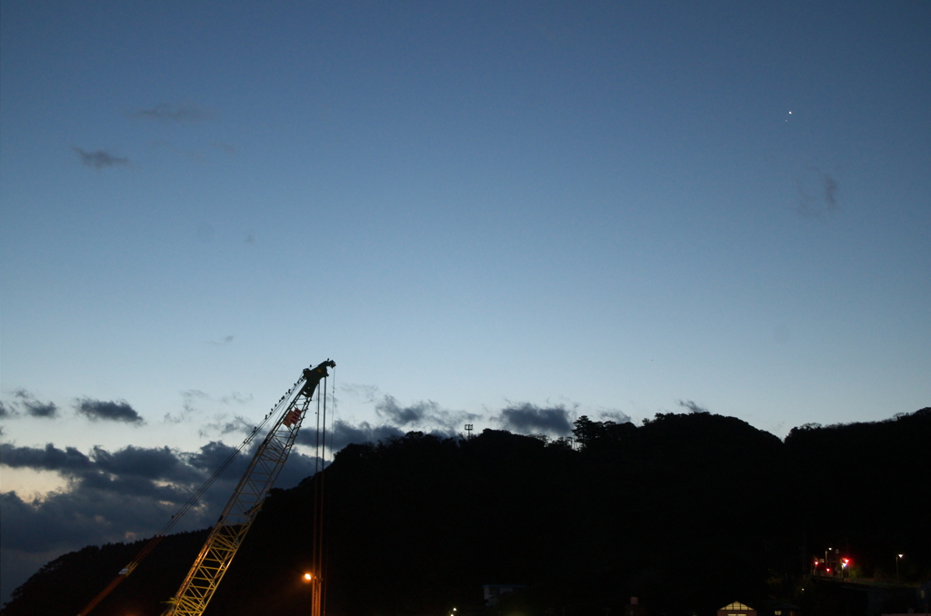 夜明けの伊豆大島